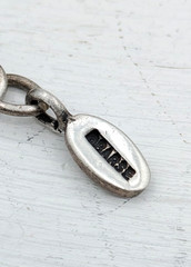 Vintage BARSE Smoky Quartz Necklace Sterling Silver (READ)