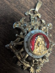 Vintage Kaiser Leopold Pendant In Gold Tones
