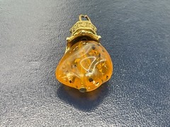 VTG BALTIC AMBER INSECT FOSSIL PENDANT