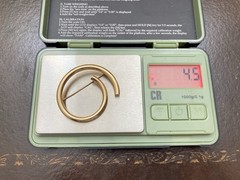Estate Vintage 1 5/8″ PBD 14K Polished Yellow Gold Circle Spiral Pin/Brooch 4.5g