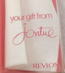 1980s Revlon Jontue Lucite Art Nouveau Hibiscus Flower Perfume Promo New NOS MIB