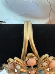 MCM Mixed Lot of 4 Bracelets Bangles Brooch Silver Gold Pink Blue