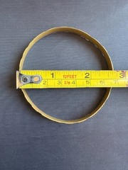 Vintage Handmade Brass Berber Moroccan Bracelet Old Tribal Ethnic Bangle