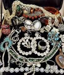 Vintage Estate Costume Jewelry Lot! MONET, AVON and more!