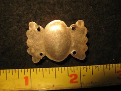 Vintage Old Pawn Mexico Sterling Silver Belt Section, Jewelry Design