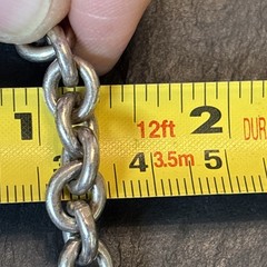 Prochain Heavy Rolo Chain Bracelet 7” Vintage 23g SA