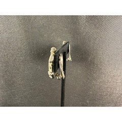 1. Vintage Weiss Clear Rhinestone Clip‑On Earrings – Sparkling Mid‑Century