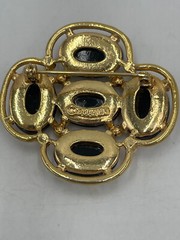 VTG Sarah Coventry 1968 Light Of The East Mosaic Brooch Pin & Pendant Necklace