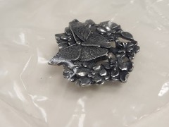 Pewter Birds and Blooms Limited Edition Vintage Butterfly Brooch Pin
