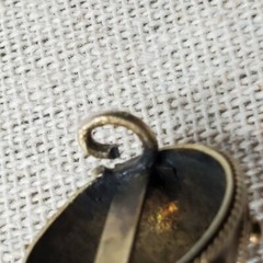 Antique Etruscan Revival Pin Brooch c 1900 Gold Russian Hallmark Granulation