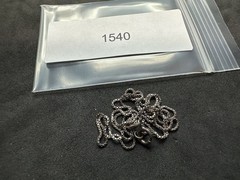 2.15g Vintage Sterling Silver 925 Box Chain Necklace 21 in M