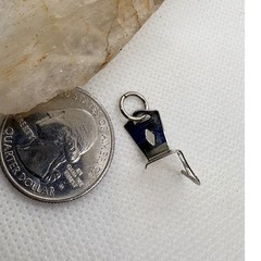 Vintage Sterling Silver Rocking Chair Charm Miniature 3D Furniture Pendant 0.66g