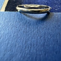 Antique Vintage Belais 18k White Gold Band 1 Gram Approx Ring Size 5.5
