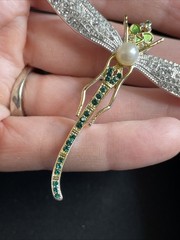 Signed MMA MKM CN Metropolitan Museum Of Art Russian Dragonfly Brooch Insect