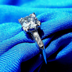 Original EARTH MINED DIAMOND Deco Engagement Ring Vintage PLATINUM Solitaire S 6