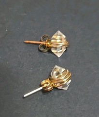 Vintage 1/20 14K Gold Filled Stud Earrings Classic Elegant Timeless Estate Jewel