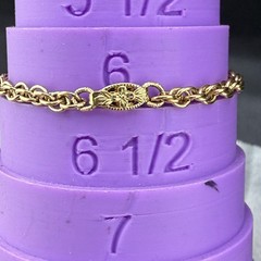 Vintage Speidel ID Bracelet Gold Tone Engraved “Cheryl” 6.5”