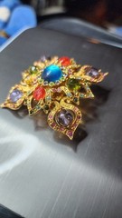 Joan Rivers Maltese Cross Brooch – Vintage