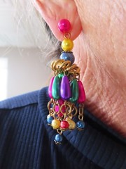 Vintage What We Wore In The 1980’s Gypsy Style Pierced Earrings