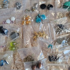 HUGE lot 126 Pairs Earrings Silver & Gold Tone Dangle Studs Hoops ALL WEARABLE