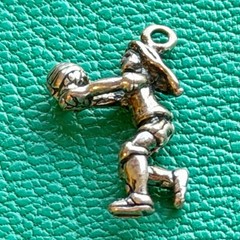Female Girl Volleyball Player Charm Set Fan Sporty Delicate High School College