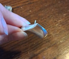Vintage Sterling 1″ Heart Stud Earrings 7grams See Pics/Description