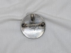 La Esperanza DGS 925 Sterling Silver Aztec Calendar Guad Jal Mex Brooch Pendant