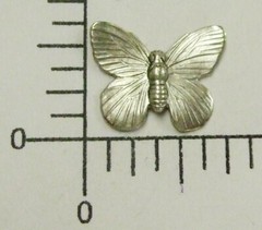 35324 4 Pc Matte Silver Oxidized Victorian Butterfly Jewelry Finding