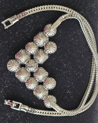 VINTAGE YSL YVES SAINT LAURENT AURORA BOREALIS V NECKLACE Great Condition!!