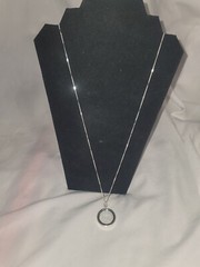 Vintage Lauren Conrad Crystals In A Looking Glass Pendent Necklace