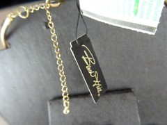Birch Hill Pendant Crystal Embellished Enamel Gold Choker Necklace 21″ NWT