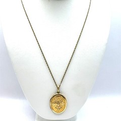 24 Inch 12K Gold Filled Picture Locket Necklace