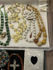 Big Vintage Victorian Deco Eclectic Jewelry Lot Variety Wearable Repurpose