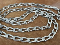 Vtg Heavy 925 Sterling Silver Curb Link Chain 6mm Wide Necklace 30”in/ 59.50 Gr