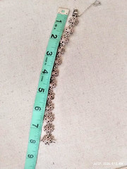 Vintage Marcasite Sterling Silver Snowflake flower deign Bracelet 925z