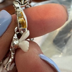 Vintage Lisner White Flower Rhinestone Choker Necklace Silver Tone 16.5″
