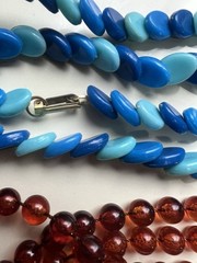 Vtg Costume Jewelry Lot Lucite Acrylic Faux Bakelite Amber Tortoise 11 Pc