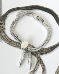 Rare Monet Priscilla Necklace & Gibson Bracelet, 1950s USA Signed Set