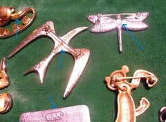 Vintage & Modern Designer Pin FIGURAL PINS, STICK PINS, TAC PINS Variety LOT
