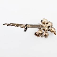 Vintage Tiger’s Eye Polished Chips Bouquet Pin