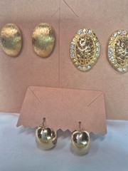 Vintage Pierced Earrings