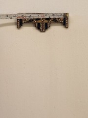 VTG STUNNING Art Deco Pierre Bex Style Enamel and Rhinestone Black Gold White