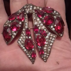 Early Eisenberg Piece 1940s Brooch Pin
