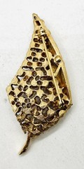 Vintage Lot 9 Glass Rhinestone Glam Statement 30’s-80’s Glass Brooches RESALE