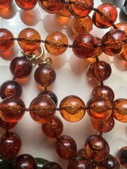 Vtg Costume Jewelry Lot Lucite Acrylic Faux Bakelite Amber Tortoise 11 Pc