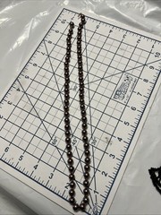 Strung 20” Chocolate Pearls Necklace Vintage