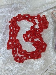 vintage lot of 8- 80s bell charms and necklaces calculator bike, anchor