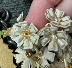 Juicy Couture Vintage Victorian Look Rare Layered Necklace With Dangling Chains