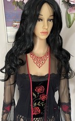 🔥Vintage Style Red Bib Necklace Earrings Set Not Signed (was $110.)