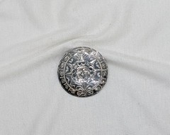 La Esperanza DGS 925 Sterling Silver Aztec Calendar Guad Jal Mex Brooch Pendant